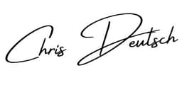Handwritten signature of Chris Deutsch, signifying the Minneapple promise