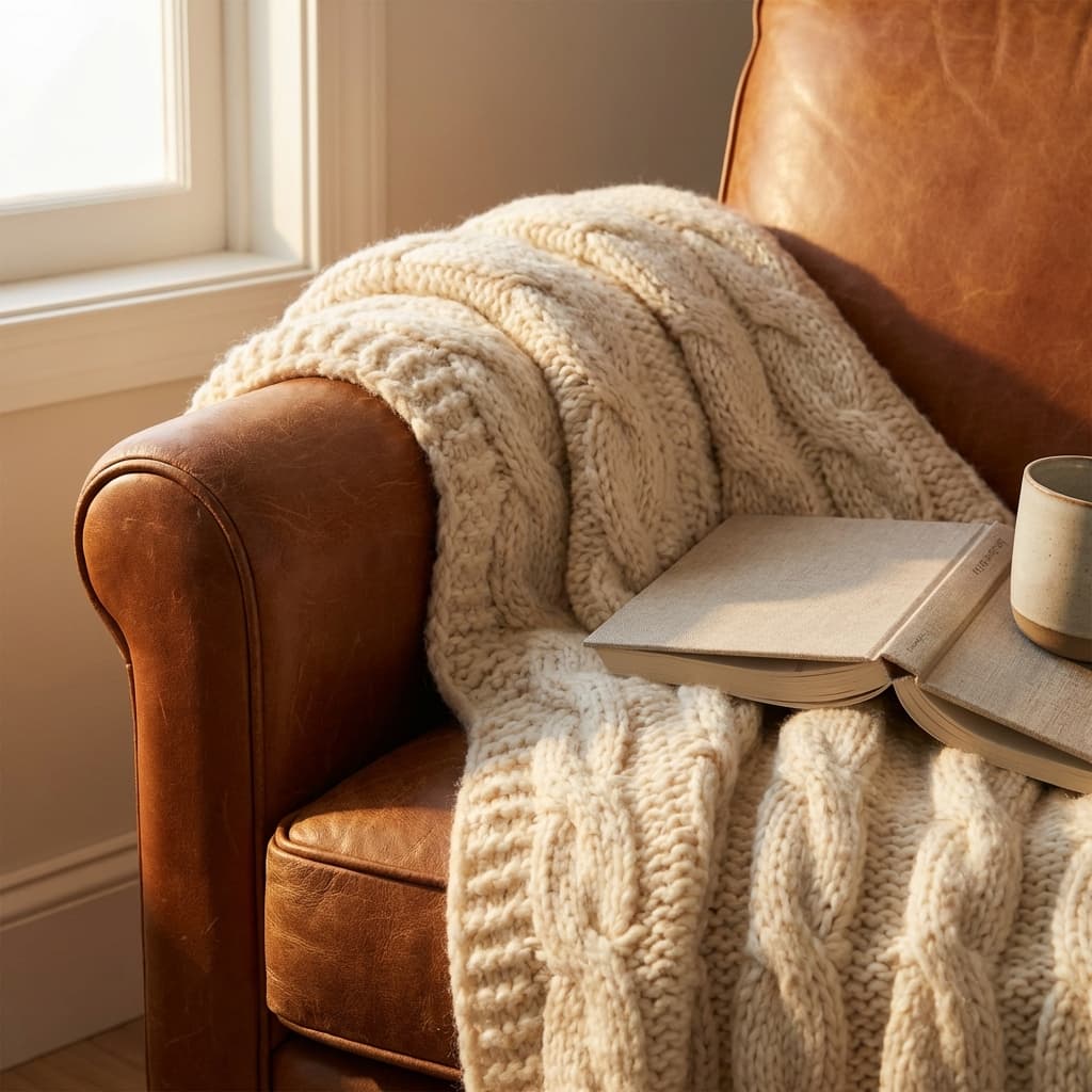 Hands holding a photo album